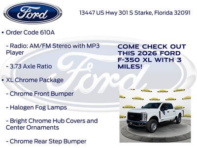 2026 Ford F-350SD XL 610A