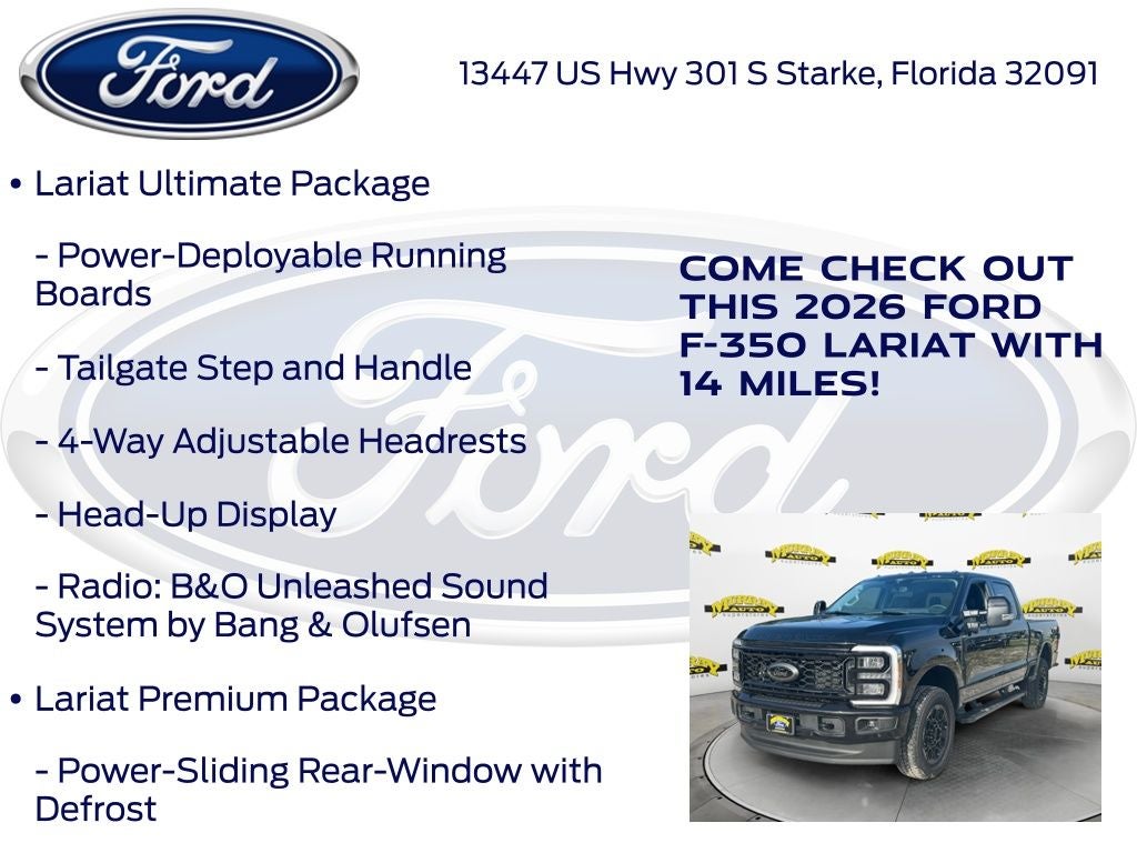 2026 Ford F-350SD Lariat 618A