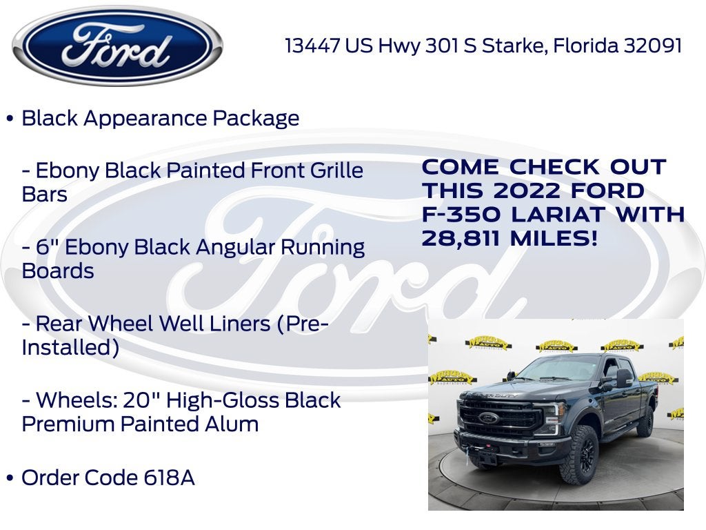 2022 Ford F-350SD Lariat Tremor