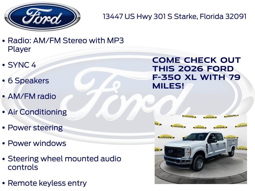 2026 Ford F-350SD XL 610A