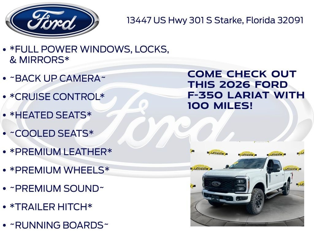 2026 Ford F-350SD Lariat 618A