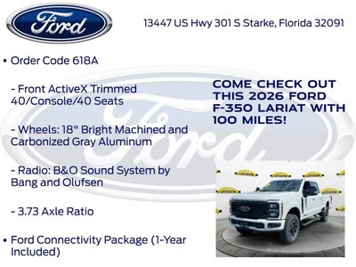 2026 Ford F-350SD Lariat 618A