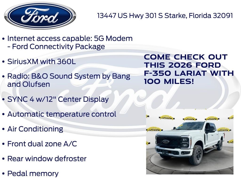2026 Ford F-350SD Lariat 618A