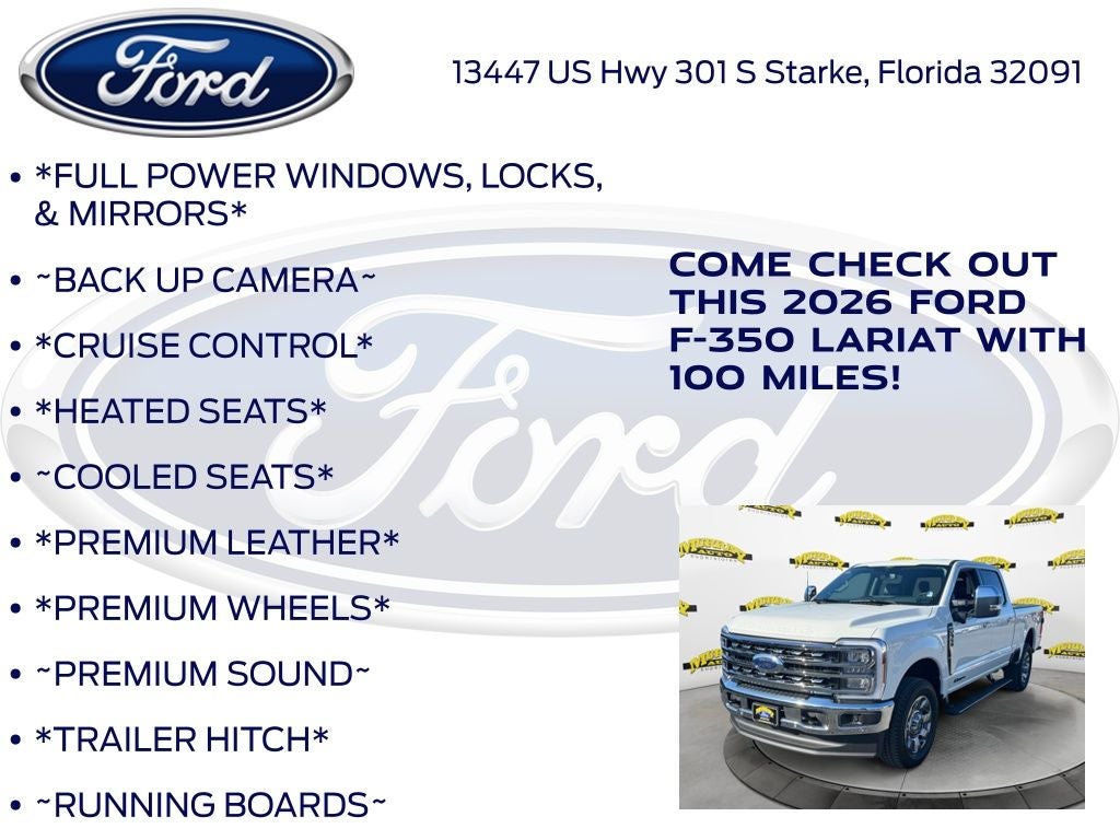 2026 Ford F-350SD Lariat 618A