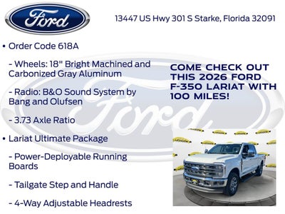 2026 Ford F-350SD Lariat 618A