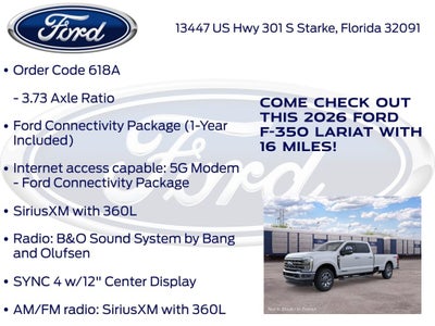 2026 Ford F-350SD Lariat 618A