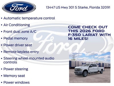 2026 Ford F-350SD Lariat 618A