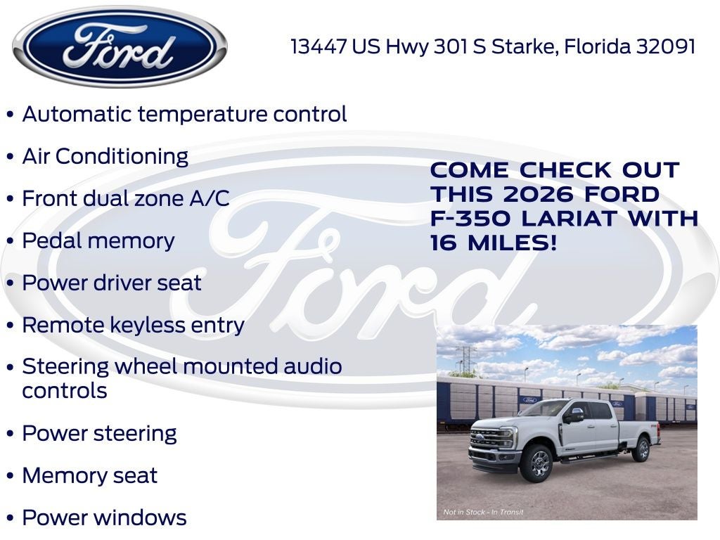 2026 Ford F-350SD Lariat 618A