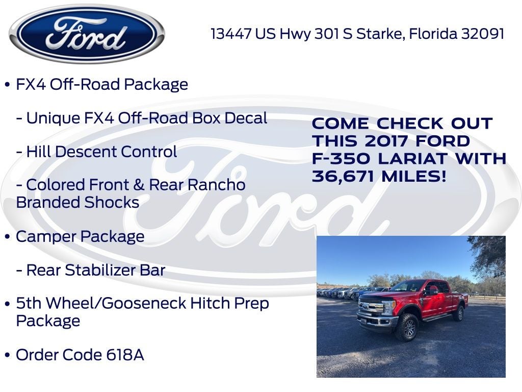 2017 Ford F-350SD Lariat