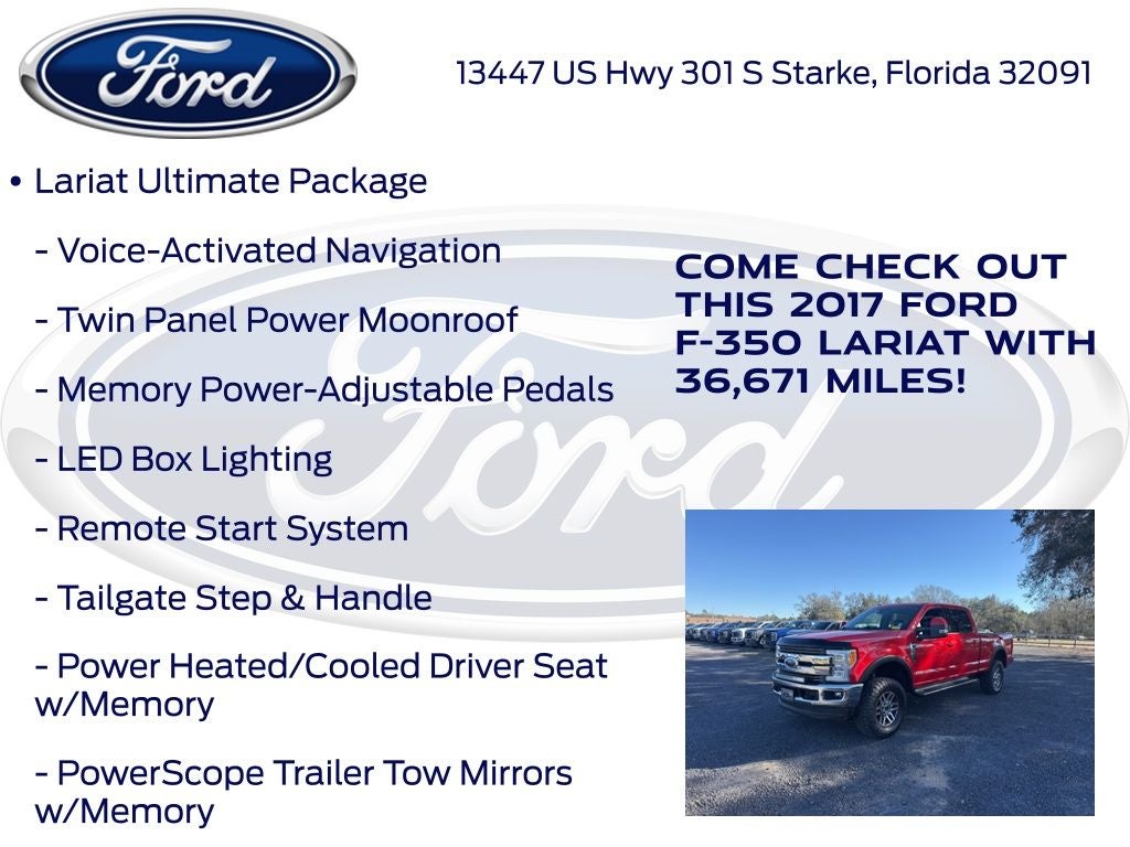 2017 Ford F-350SD Lariat