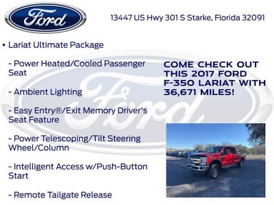 2017 Ford F-350SD Lariat