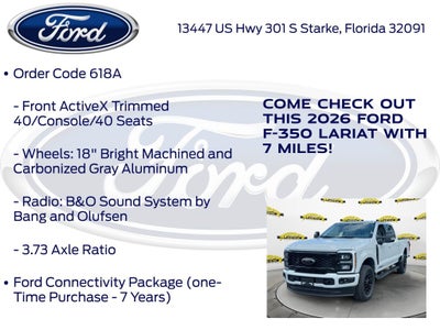 2026 Ford F-350SD Lariat 618A