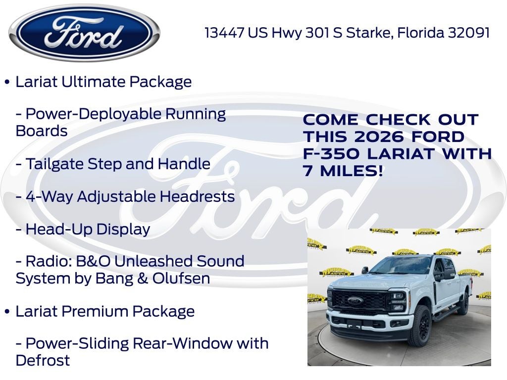 2026 Ford F-350SD Lariat 618A