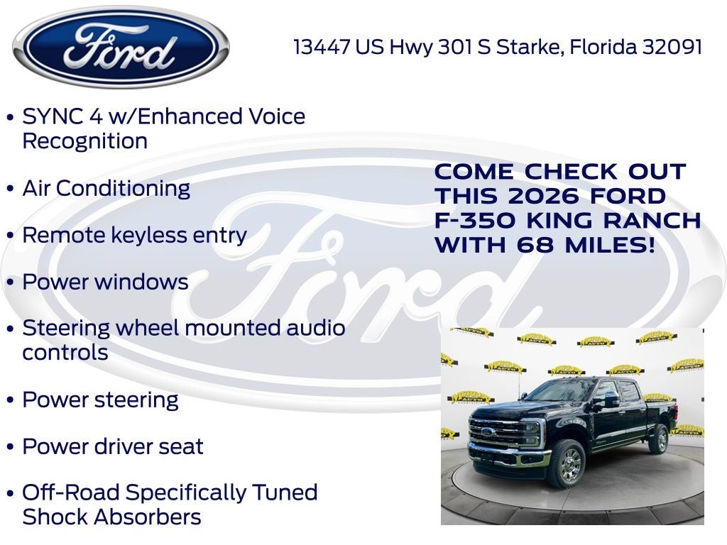 2026 Ford F-350SD King Ranch 710A