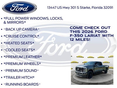 2026 Ford F-350SD Lariat 618A