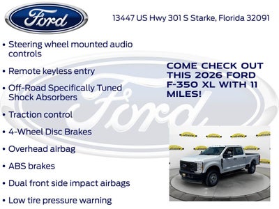 2026 Ford F-350SD XL 610A