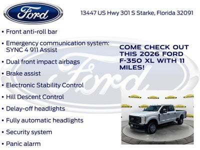 2026 Ford F-350SD XL 610A