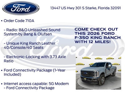 2026 Ford F-350SD King Ranch 710A