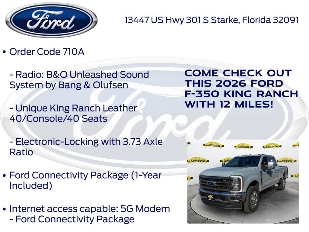 2026 Ford F-350SD King Ranch 710A