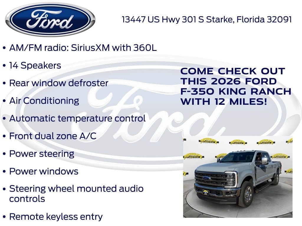 2026 Ford F-350SD King Ranch 710A