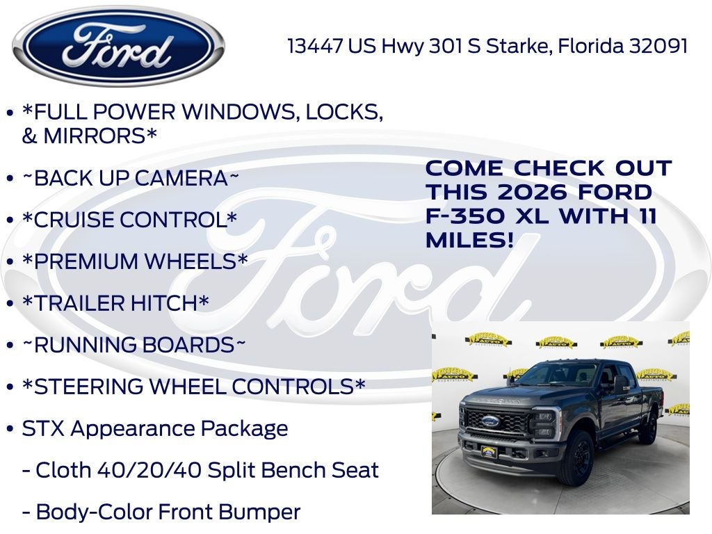 2026 Ford F-350SD XL 610A