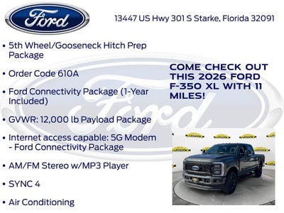 2026 Ford F-350SD XL 610A