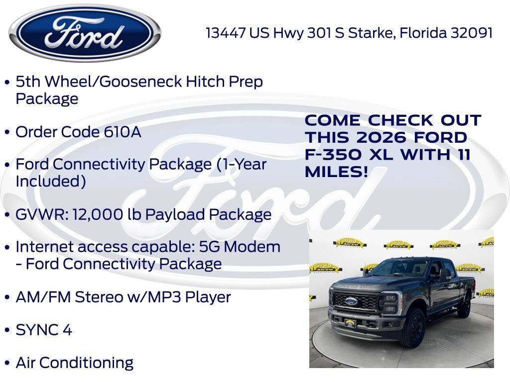 2026 Ford F-350SD XL 610A