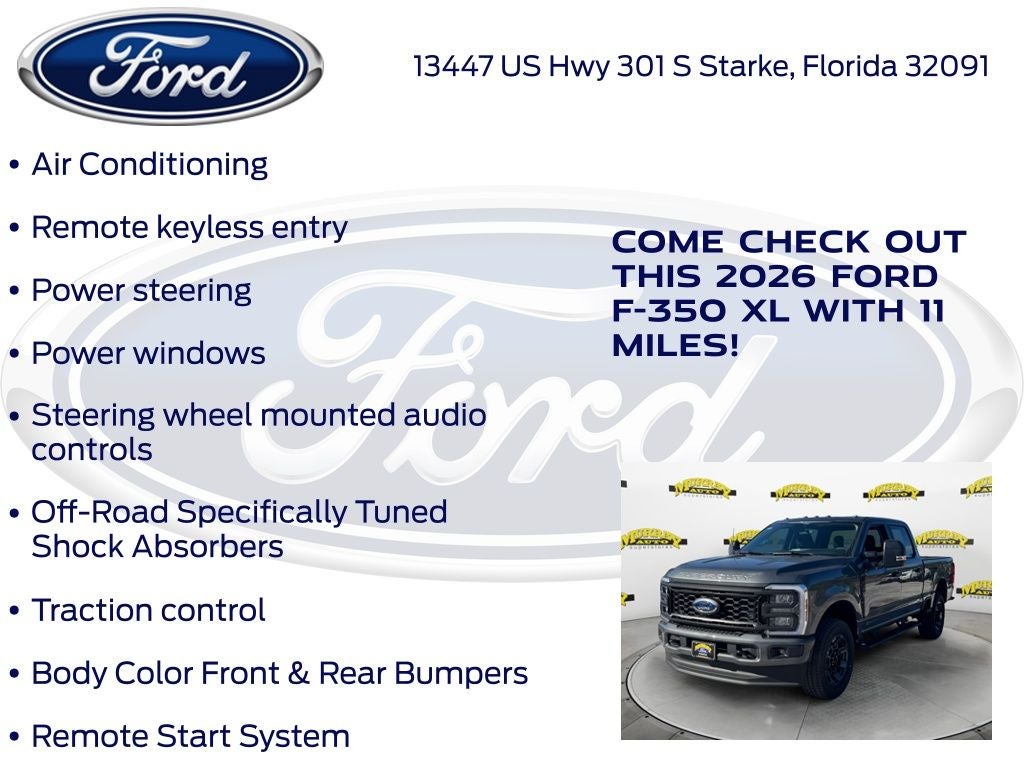 2026 Ford F-350SD XL 610A