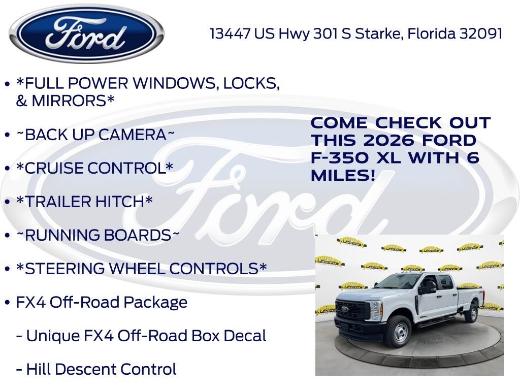 2026 Ford F-350SD XL 610A