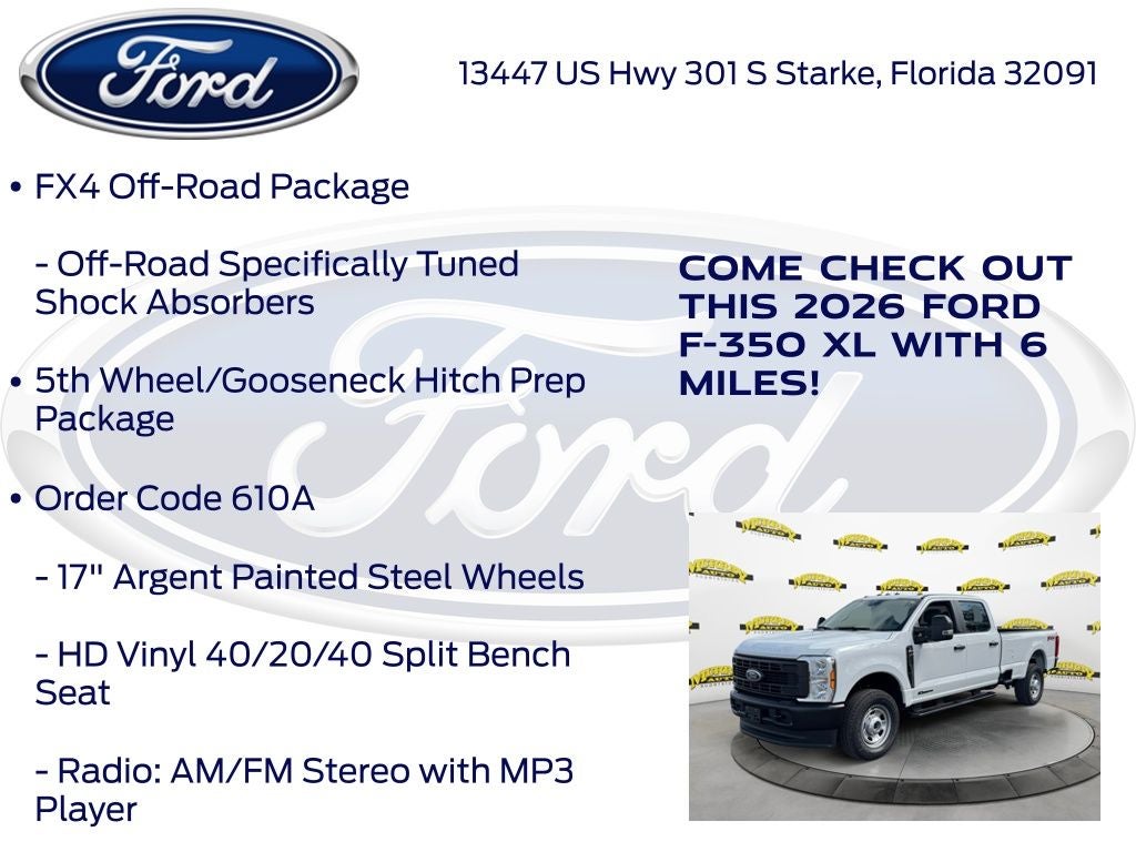 2026 Ford F-350SD XL 610A
