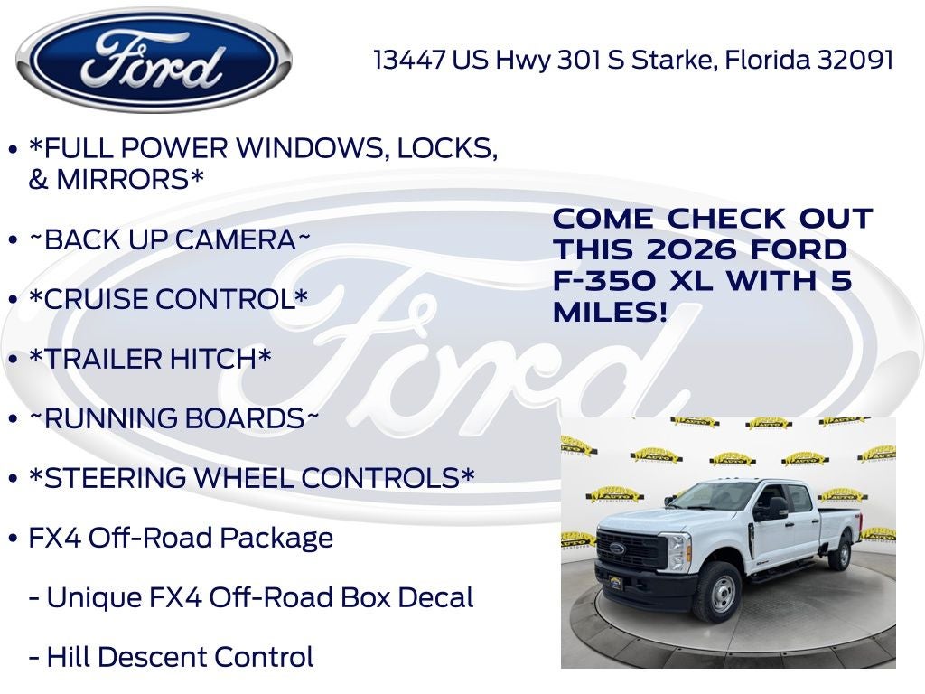 2026 Ford F-350SD XL 610A