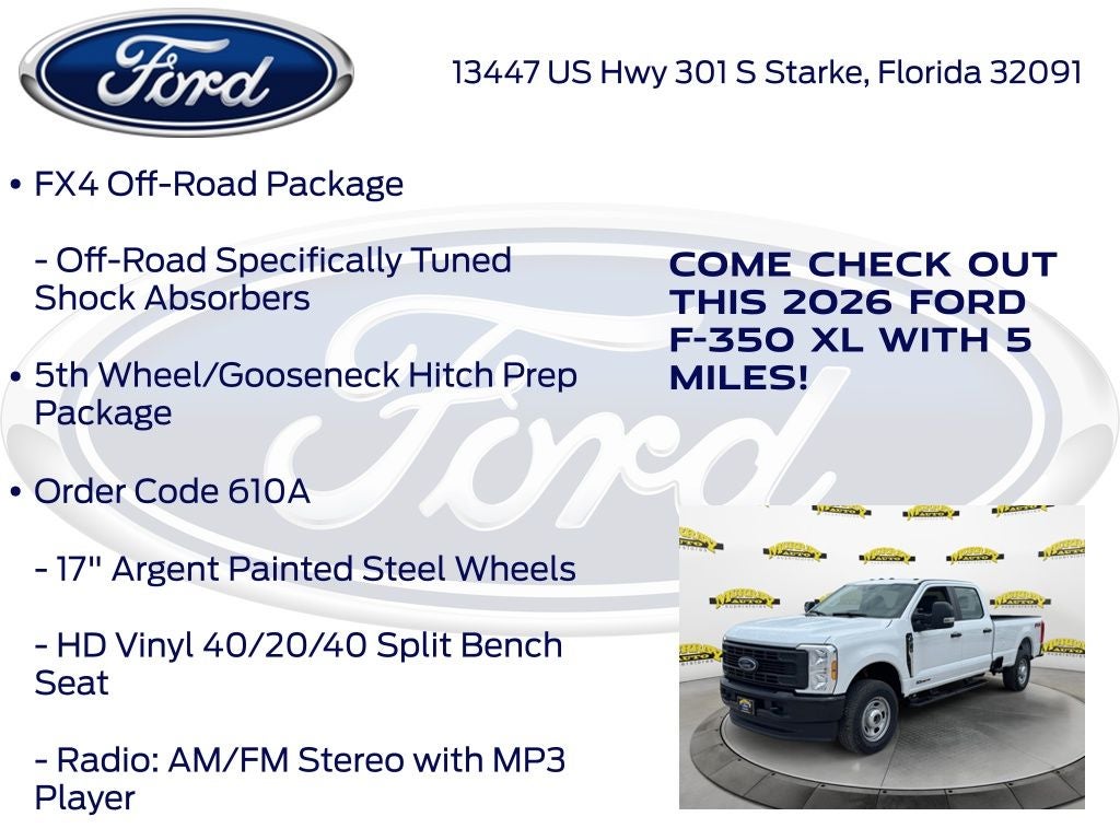 2026 Ford F-350SD XL 610A