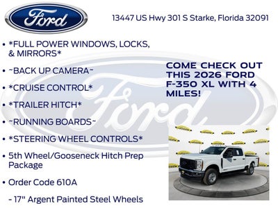 2026 Ford F-350SD XL InTransit