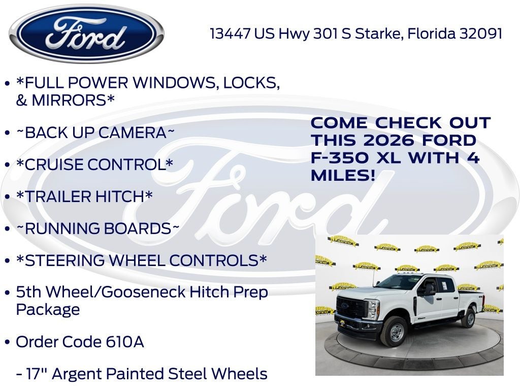 2026 Ford F-350SD XL InTransit