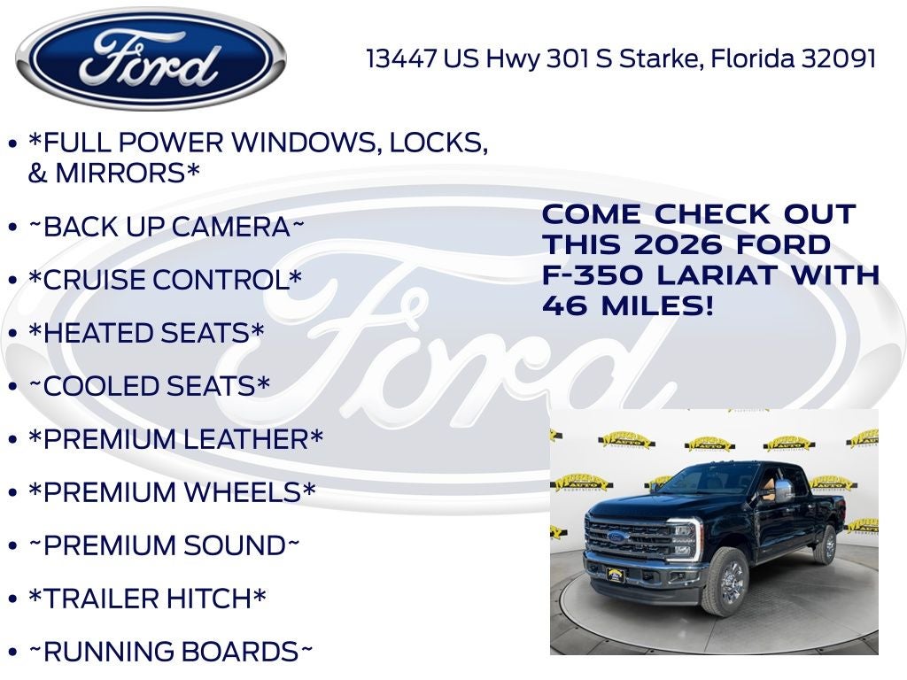 2026 Ford F-350SD Lariat 618A