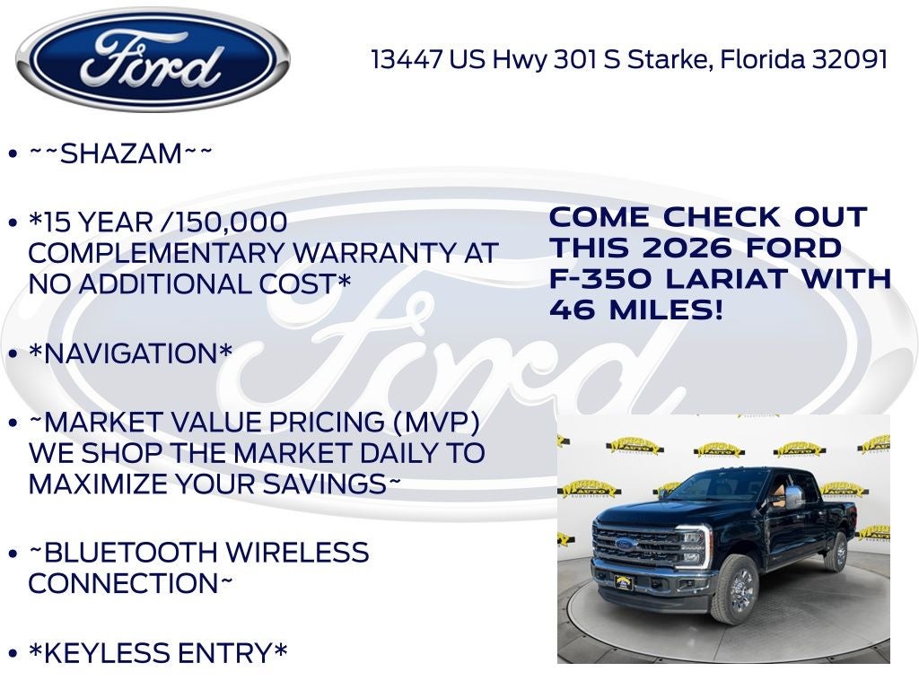 2026 Ford F-350SD Lariat 618A