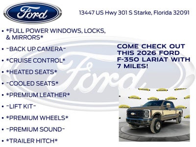 2026 Ford F-350SD Lariat 618A