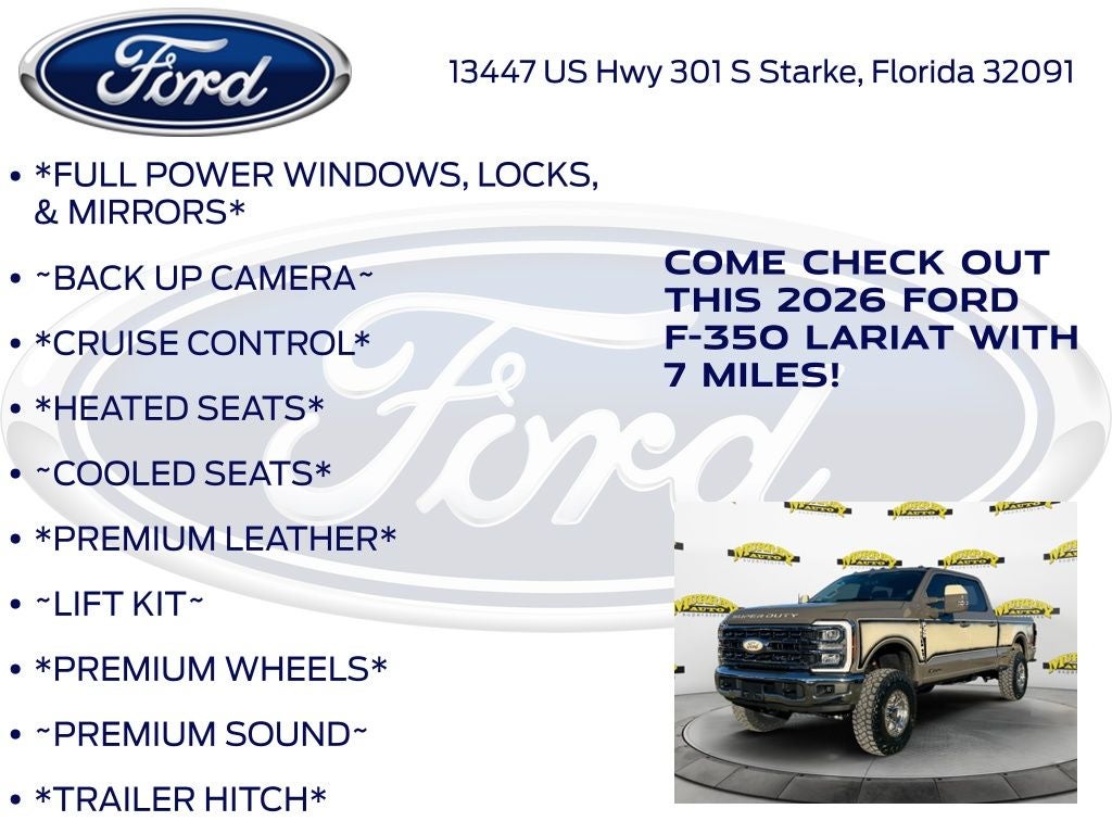 2026 Ford F-350SD Lariat 618A
