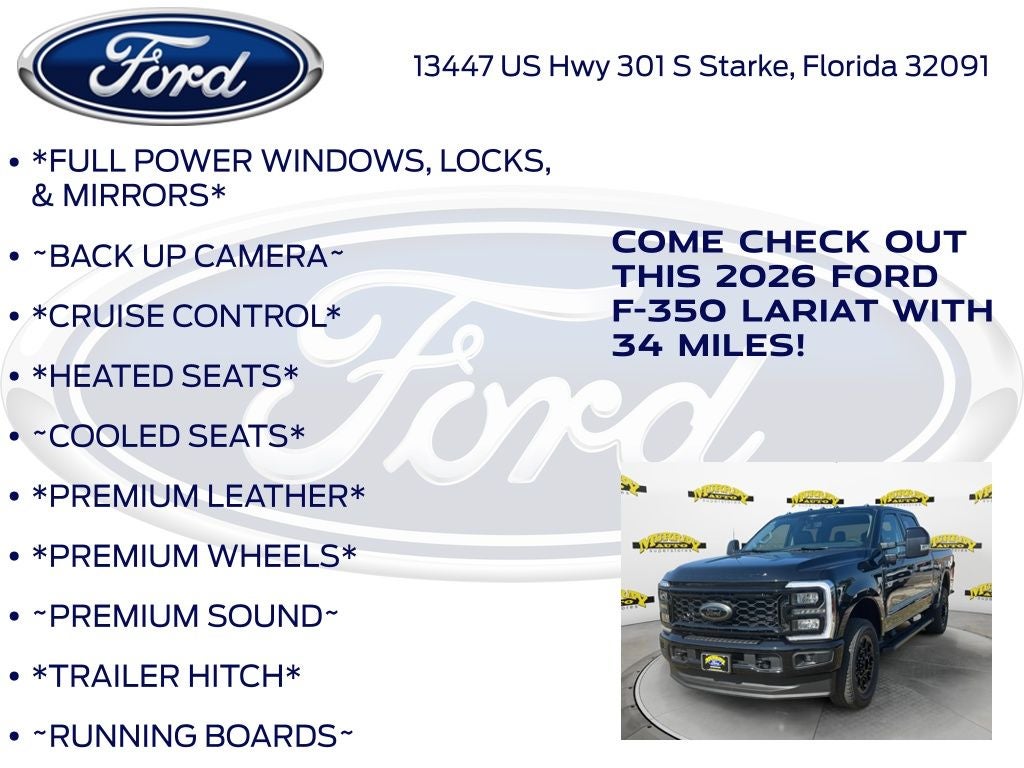 2026 Ford F-350SD Lariat 618A