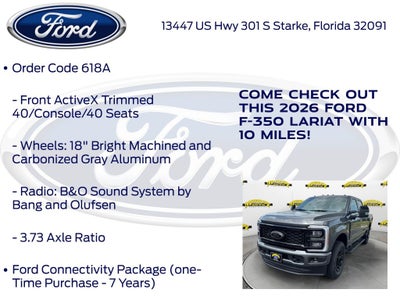 2026 Ford F-350SD Lariat 618A