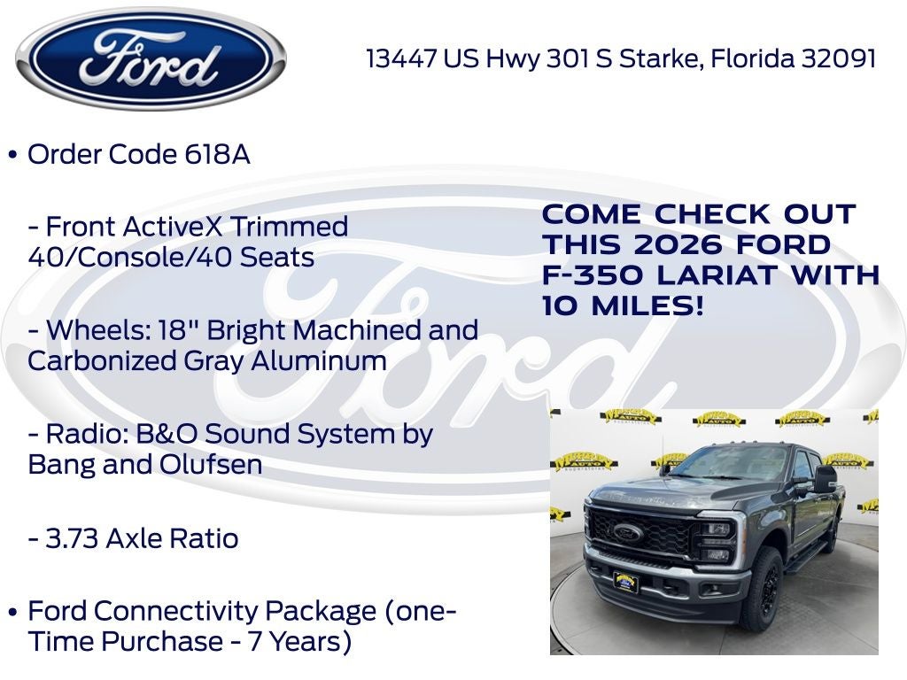 2026 Ford F-350SD Lariat 618A