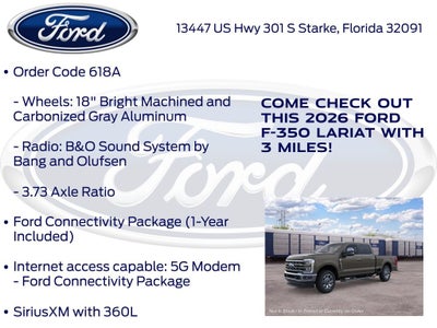 2026 Ford F-350SD Lariat 618A