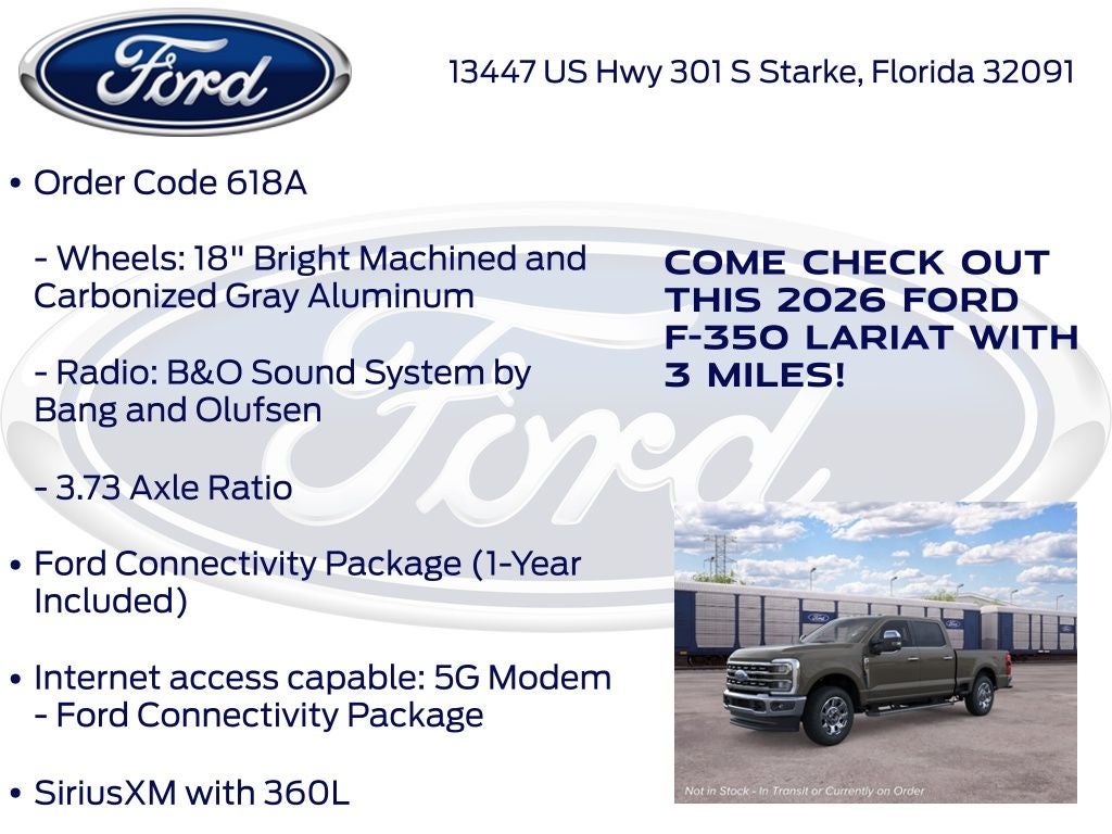 2026 Ford F-350SD Lariat 618A