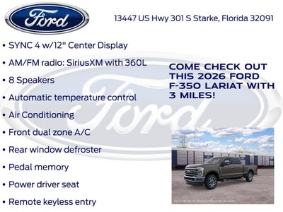 2026 Ford F-350SD Lariat 618A