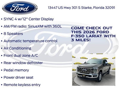 2026 Ford F-350SD Lariat 618A