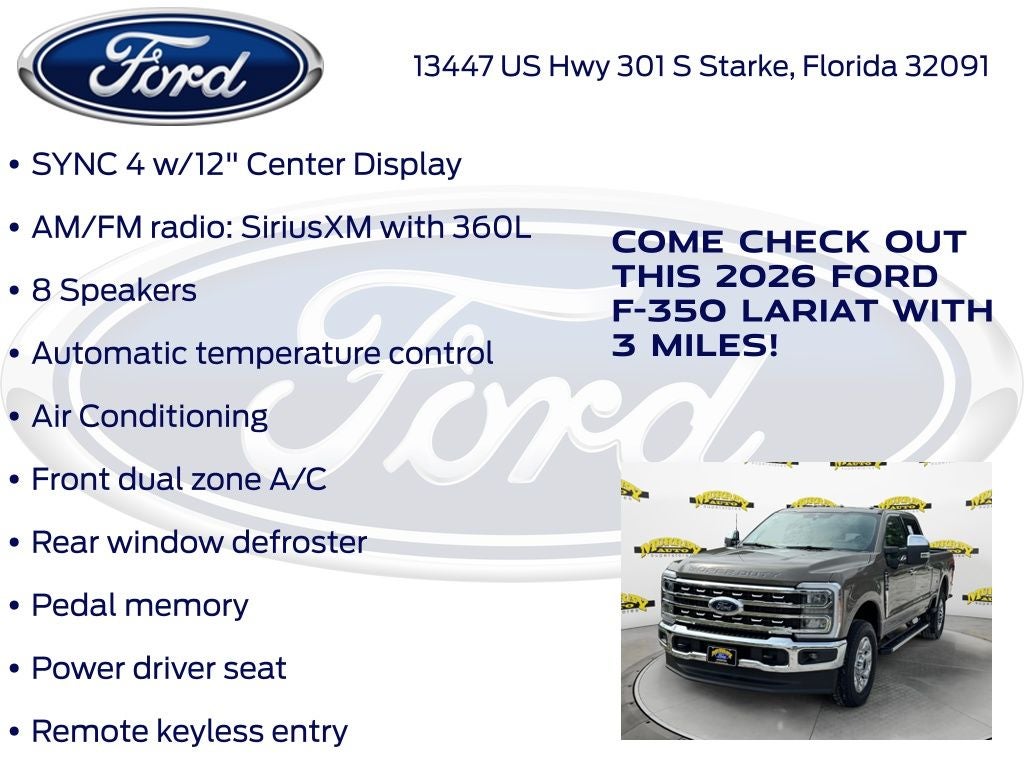 2026 Ford F-350SD Lariat 618A