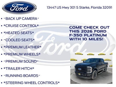 2026 Ford F-350SD Platinum 713A