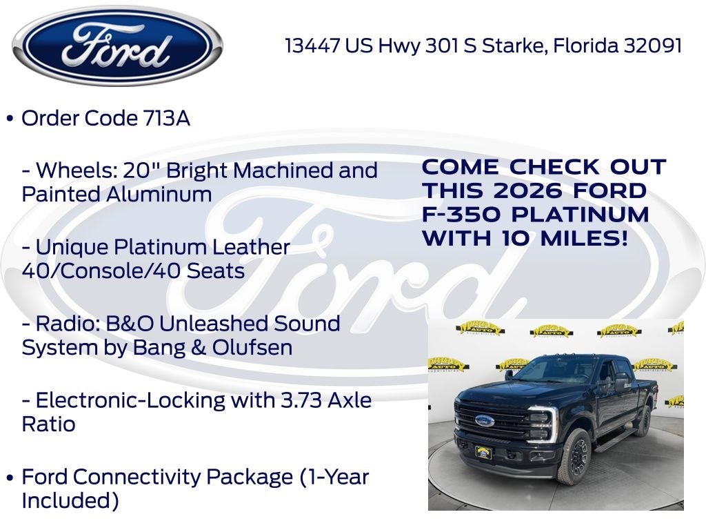 2026 Ford F-350SD Platinum 713A