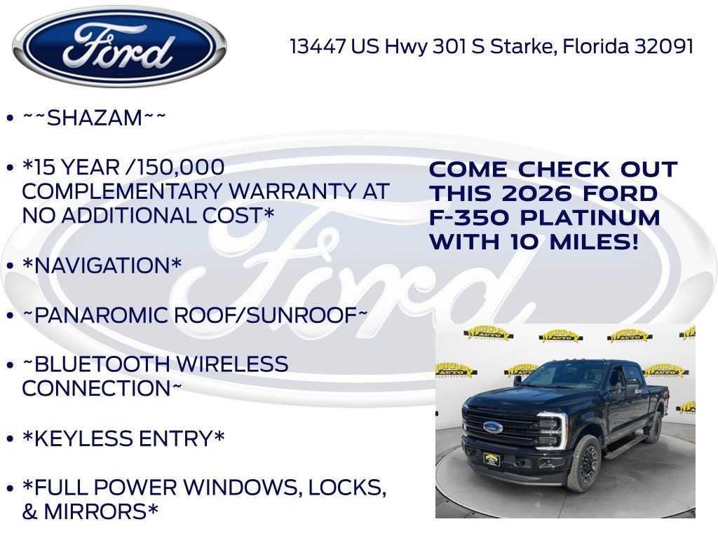 2026 Ford F-350SD Platinum 713A
