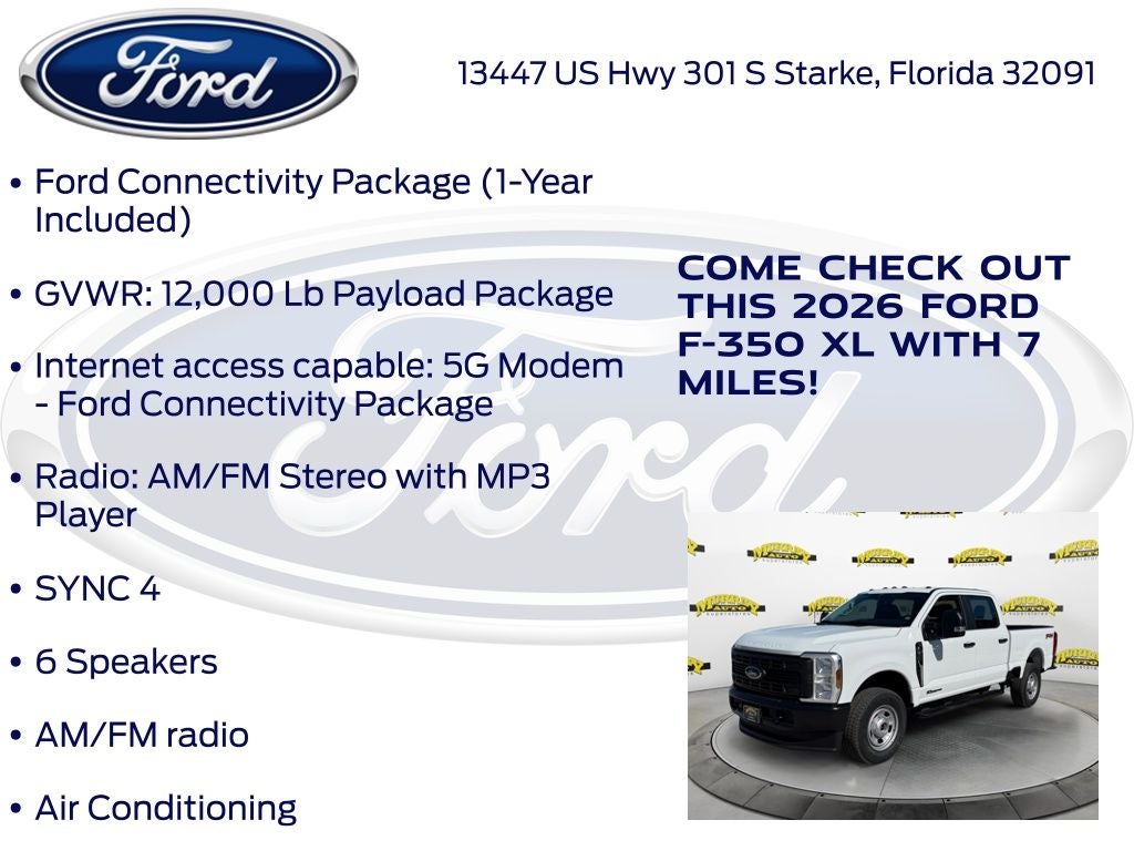 2026 Ford F-350SD XL 610A
